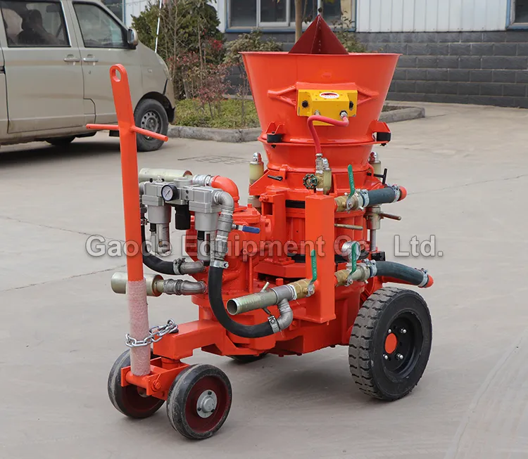 GAODETEC GZ-3AR Low Dust Refractory Gunning Machine With Bag Cutter & Vibrator